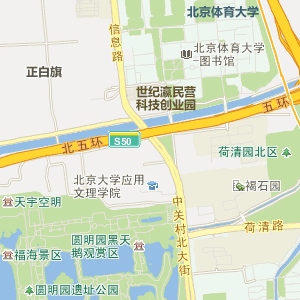 北京语言大学(南2门)_图吧地图