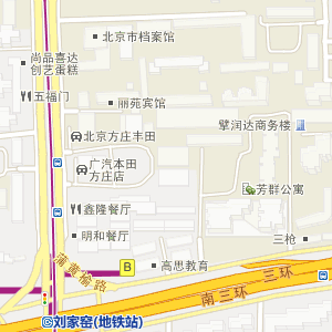 北京刘家窑地铁站 刘家窑地铁站出口刘家窑地铁站图-北京地铁