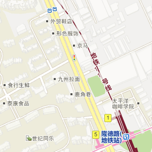 上海隆德路地铁站 隆德路地铁站出口隆德路地铁站图-上海地铁