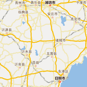 滨州市行政地图