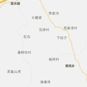 汉中西乡县地图