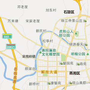 衡阳衡南县地图