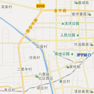 济宁市生活交通线路地图
