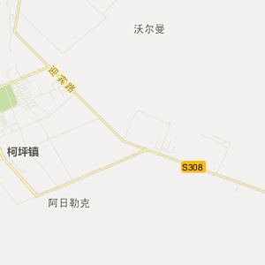 阿克苏地区柯坪县地图