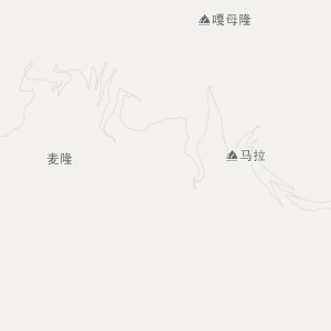 日喀则市吉隆县行政地图