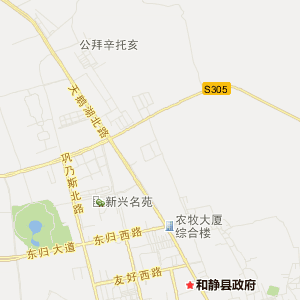 巴音郭楞蒙古自治州和静县地图