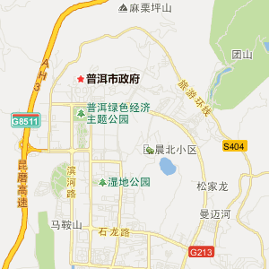 普洱市思茅区地图