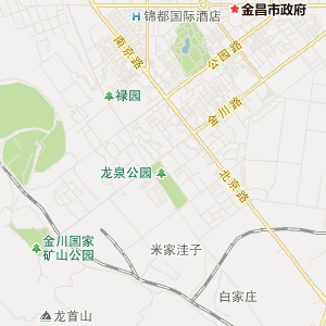 金昌市金川区历史地图