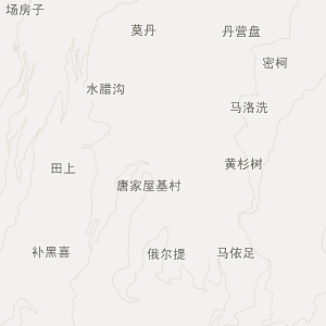 凉山彝族自治州金阳县行政地图
