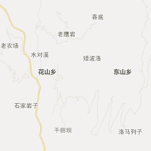 凉山彝族自治州普格县历史地图