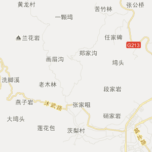 乐山市沐川县地图