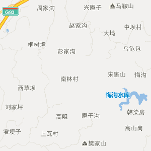 雅安市名山区行政地图