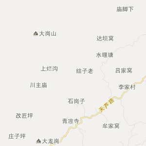 雅安市天全县地图