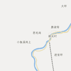 雅安市宝兴县地图