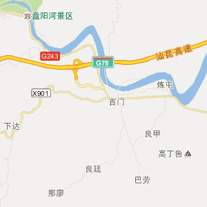 河池市巴马瑶族自治县地图