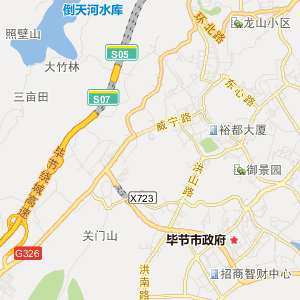 毕节市七星关区地图