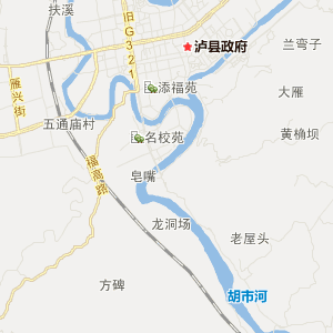 泸州市泸县行地图