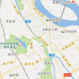 遂宁市船山区地图