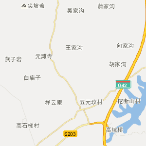 广安市岳池县地图