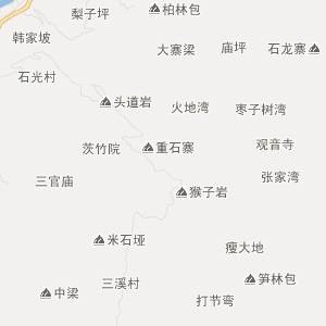 巴中市南江县地理地图