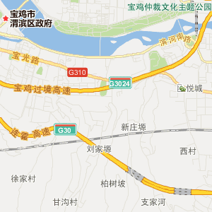 宝鸡4路下行公交线路