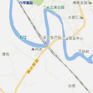 百色市平果市地图