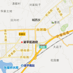 重庆市梁平区历史地图