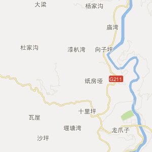 安康市岚皋县地图