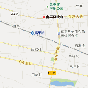 渭南市富平县历史地图