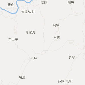 平凉市灵台县行政地图