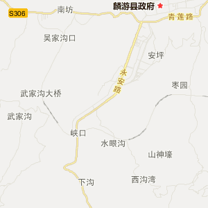 宝鸡市麟游县地图