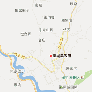 庆阳市庆城县行政地图