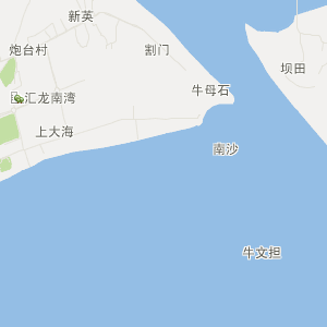 茂名市电白区行政地图