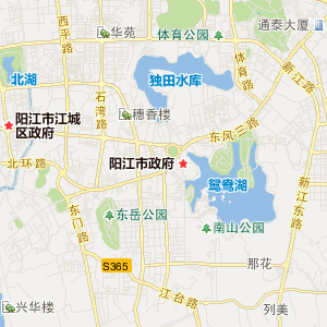 阳江市阳东区地图