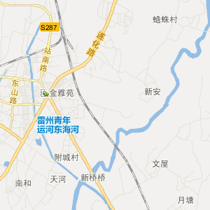 湛江市遂溪县地图