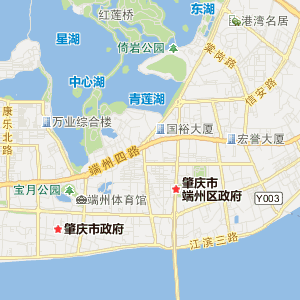 肇庆市端州区地图