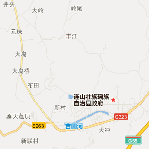 清远市连山壮族瑶族县历史地图
