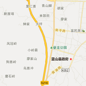 永州市蓝山县地图