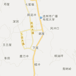 清远市连州市地图