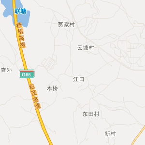 桂林市雁山区行政地图