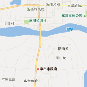 常德市津市市地图