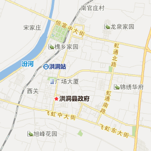 临汾市洪洞县地理地图