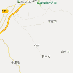延安市宜川县地图