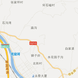 榆林市米脂县地理地图