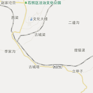 包头市石拐区地图