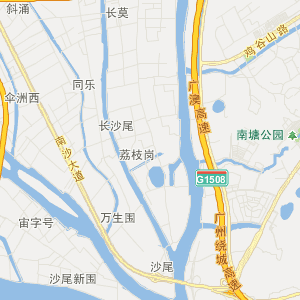 广州市南沙区地图