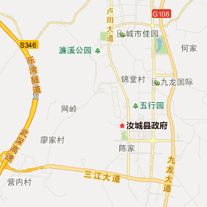 郴州市汝城县行政地图