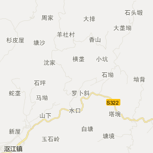 郴州市桂东县历史地图