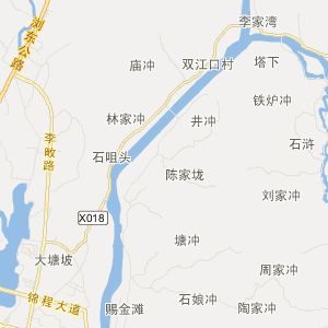 长沙市浏阳市地图