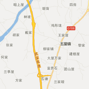 咸宁市通城县地图